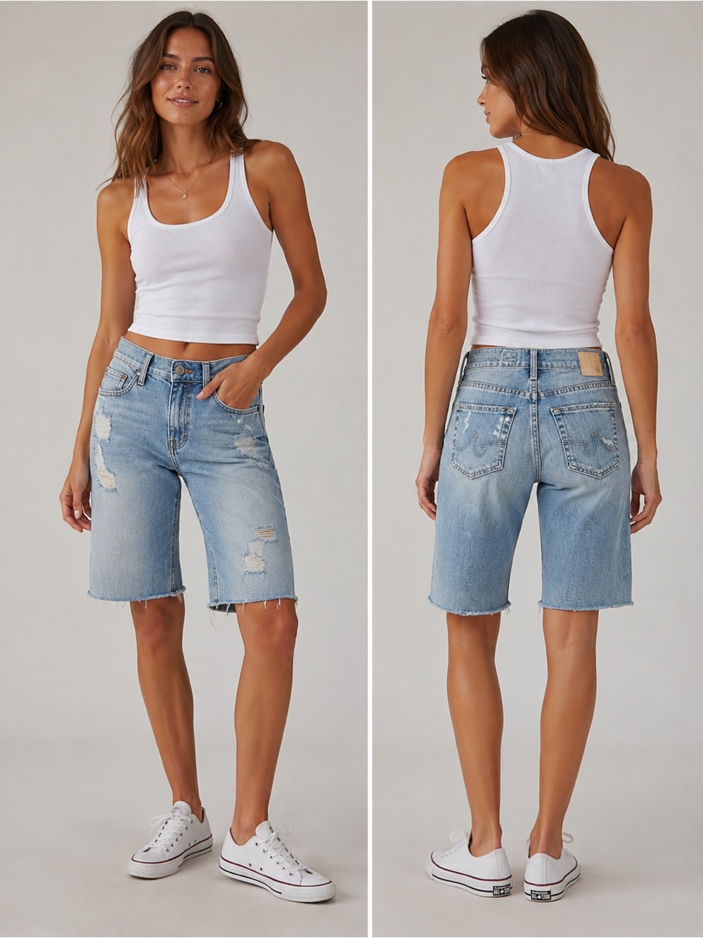 AG Cutoff Jean Shorts